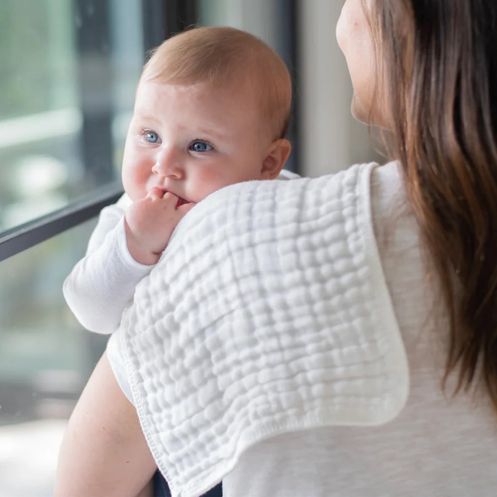 6 Pack Muslin Burp Cloths 10" X 10" ,100% Cotton Baby Washcloths, Extra Soft and Absorbent,Newborn Milk Spit up Rags for Boys Girls